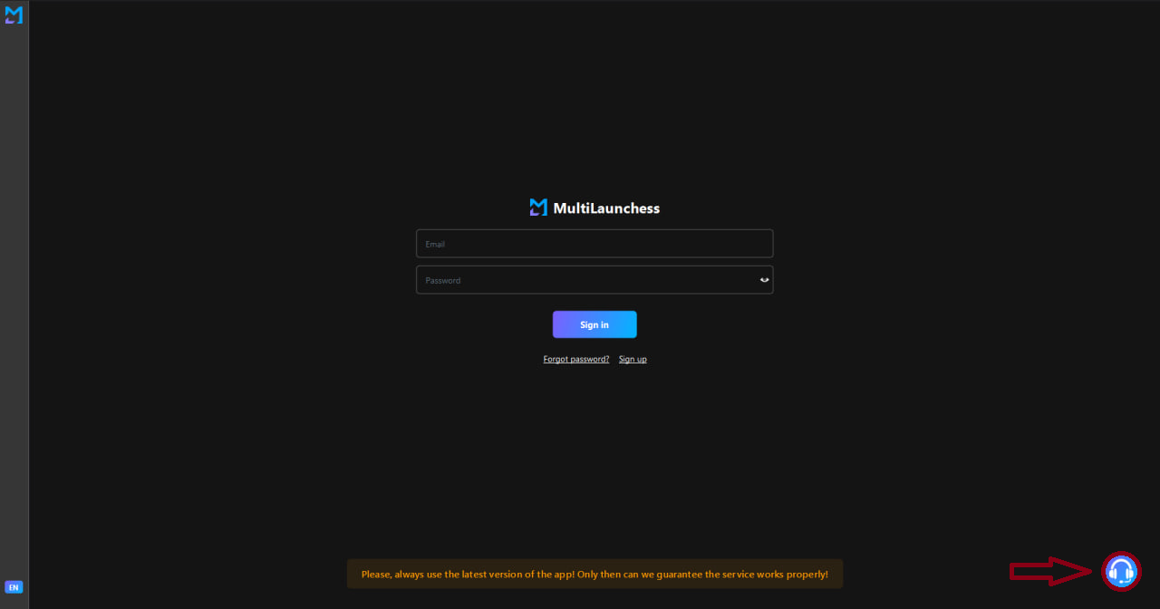 Authorization window